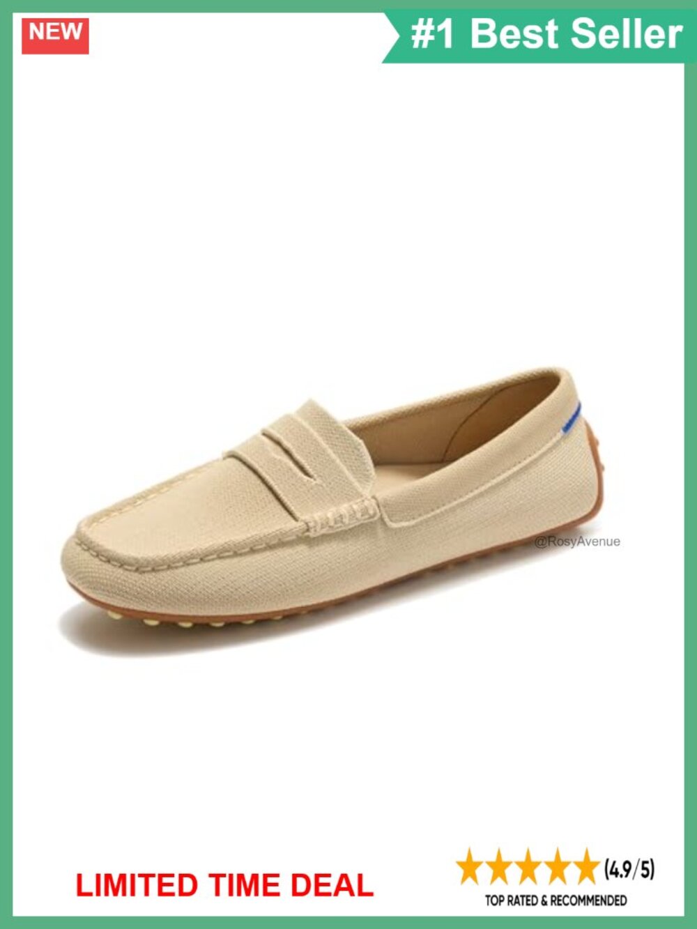 Women's Slip-On Loafers with Arch Support & Machine Washable Knit